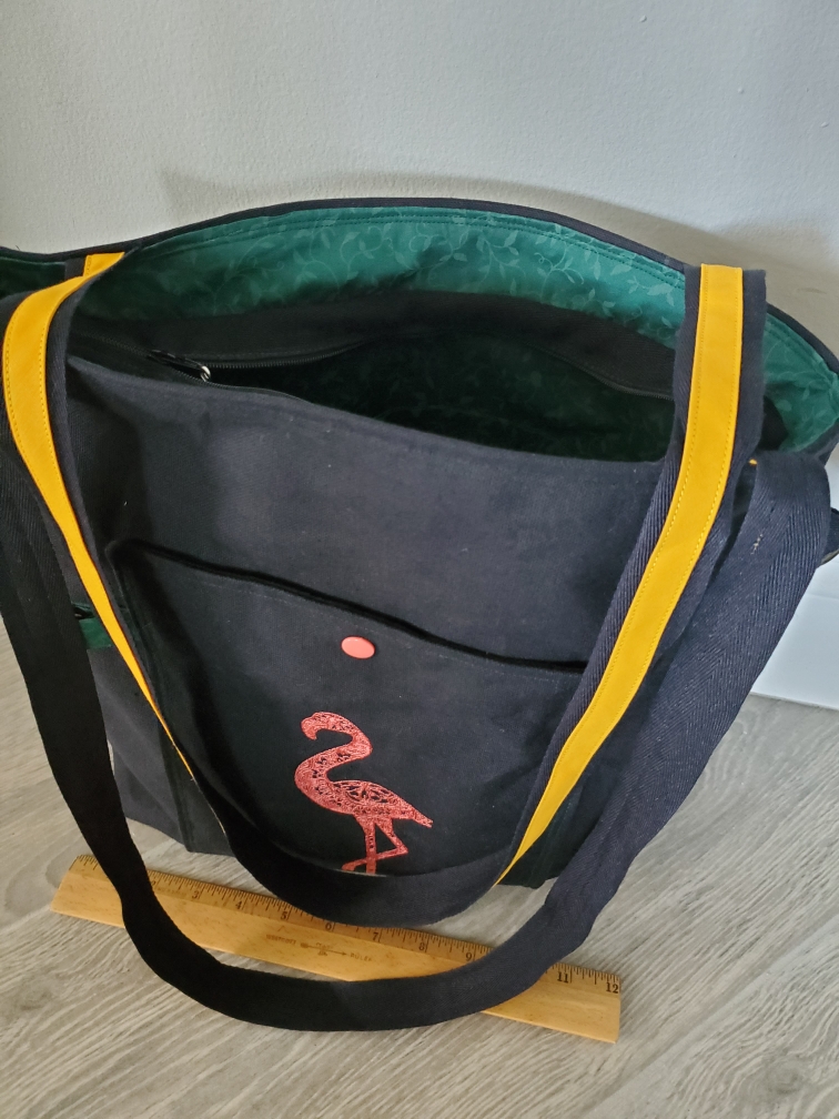 Flamingo-tropical-tote-bag-top-Jen's-Bag-embroidered-bag